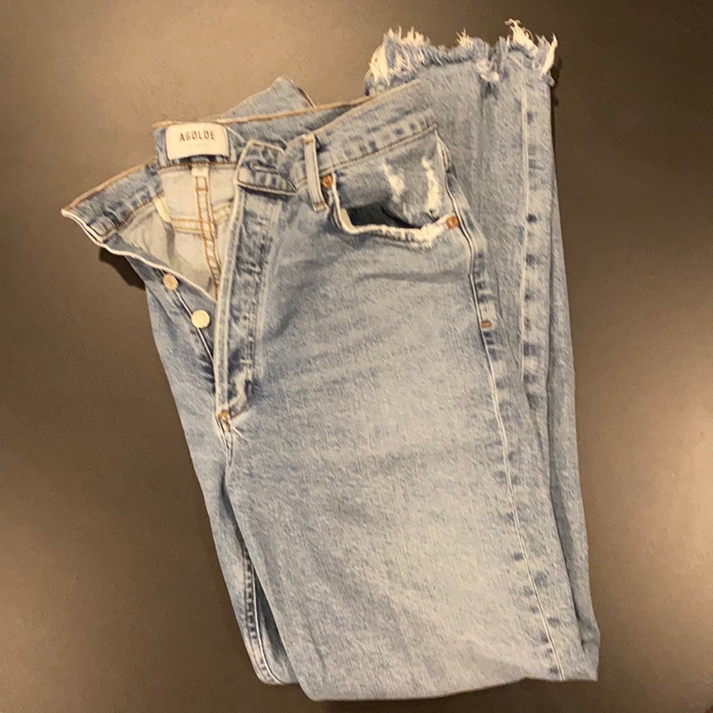 AGOLDE distressed Straight leg jean